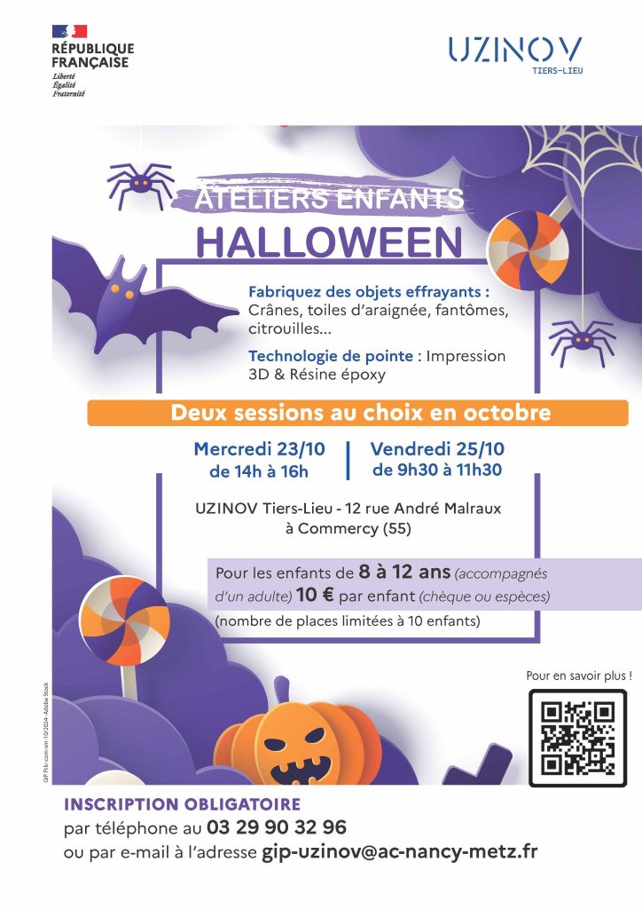 atelier enfant commercy halloween